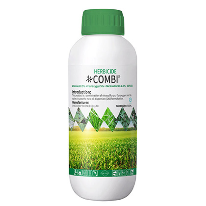 COMBI®アトラジン22.5% フルロキシピール5% ニコスルロン2.5% 30% OD除草剤